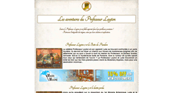 Desktop Screenshot of professeur-layton.info